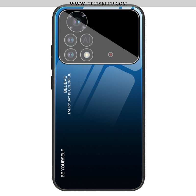 Etui do Poco X4 Pro 5G Szkło Hartowane Bądź Sobą